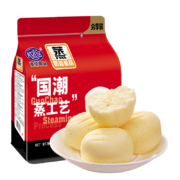 plus:港荣 淡奶蒸面包 208g 早餐食品