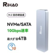 RIHAO R10 MAX 单协议 nvme 协议 固态硬盘盒+CC线