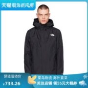 北面 TNF北面美版男女款ANTORA防风防水透气连帽冲锋衣夹克