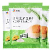 新良 玉米淀粉 调味品 勾芡生粉 蛋糕饼干点心糕点烘焙原料200g*3袋