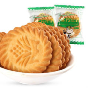三牛 plus会员：三牛 万年青香葱味饼干 独立包装400克/袋