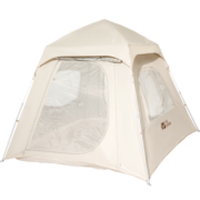 牧高笛（MOBIGARDEN）帐篷 户外露营公园大空间自动速开零动空间版180 NX20561016 米白