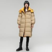 4日10点：BENGEN 冰洁 假两件可拆卸帽羽绒服 J201421496F