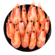 再降价：一虾一 世界 北极甜虾冰虾大号 净重1.5kg 70-90规格
