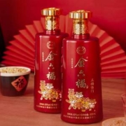 金六福 五福临门 50度浓香型白酒500mL*2瓶
