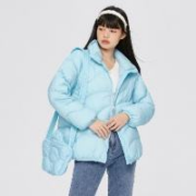 9日10点：Semir 森马 纯色立领少女羽绒服 109722113013