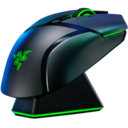 雷蛇（Razer） 鼠标巴塞利斯蛇无线 小巴蛇游戏X极速蓝牙充电lol有线人力工学cf鼠标LOL 终极版-带底座（无线 2万DPI 幻彩灯）