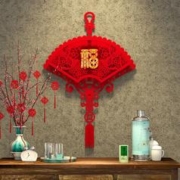 爆卖年货：寻年味 绒布福字门贴
