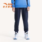 ANTA 安踏 儿童加绒保暖裤2023冬季新款男女童休闲裤宝宝运动裤子长裤