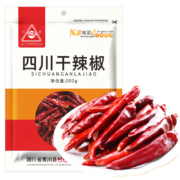 川珍 干辣椒 200g四川红辣椒 干货小米椒火锅调料底料香辛料家庭装