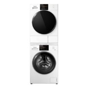 17日20点、PLUS会员：Panasonic 松下 罗密欧系列 N10Y+EH900W 热泵式洗烘套装 白色
