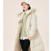 A21  女装中长款棉服外套