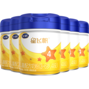 飞鹤星飞帆 骨骼发育儿童奶粉 4段(3-6岁适用) 700克*6罐