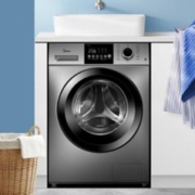 限移动端：Midea 美的 简尚系列 MG100V33WY 滚筒洗衣机 10kg 巴赫银