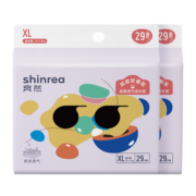 爽然（shinrea）超柔透气拉拉裤超薄成长裤婴儿尿不湿宝宝小内裤 拉拉裤 XL29片*2包