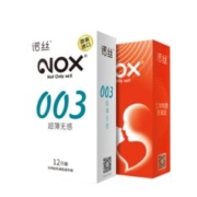 诺丝避孕套 螺纹避孕套润滑 超薄无感嫩薄12只+螺纹装12只 共24只