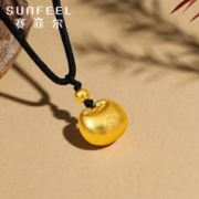 京东百亿补贴：SUNFEEL 赛菲尔 古法金胖福吊坠 约8.7g