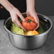 加百列 PLUS专享 食品级304不锈钢盆 20cm