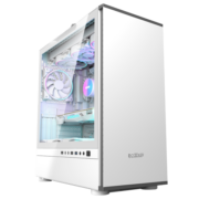超频三(PCCOOLER) 神机 白色 中塔式机箱(E-ATX/ATX主板/9风扇位/玻璃侧透/360水冷/支持4090显卡）