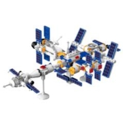 哲高 积木拼装玩具 火星探测器+月球着陆器 2盒 *4件