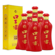 口子窖 六年型 兼香型 白酒 41度 450ml*6瓶 整箱装 纯粮口子酒 年货送礼