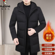 TUCANO 啄木鸟 品牌2023新款白鸭绒冬季加厚羽绒服男中长款中年男士外套
