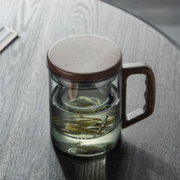 限移动端、京东百亿补贴：花溪树 泡茶杯 轻奢黑 400ml