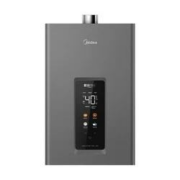 首购礼金、PLUS会员：Midea 美的 燃气热水器 JSQ30-KS2 玄武灰 16L