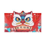 新款龙年春节创意卡通红包6个