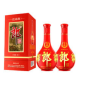 LANGJIU 郎酒 红花郎红十 53度 酱香型白酒 500mL*2瓶