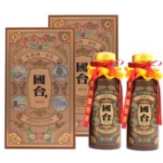 GUOTAI 国台 贵州国台十年年份酒 53度500ml*2瓶礼盒装 酱香型白酒送礼袋