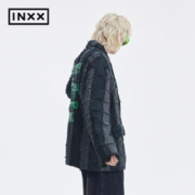 INXX 英克斯 Standby 国潮刺绣宽松夹克格纹外套