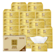 更低价：清风金装抽纸130抽24包