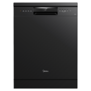 美的（Midea）晶焰S52-X 14套洗碗机嵌入式 四星消毒105℃热风烘干 一级水效银离子除菌 节能分层洗可升降碗篮 S52 曜石黑 105°热烘