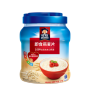 桂格（QUAKER）即食燕麦片1000克罐装  FiberQ益生元 早餐搭配 膳食纤维