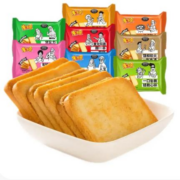 京东百亿补贴：米多奇烤馍片整箱饼干零食大礼包休闲馒头片馍丁 10包
