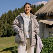 New Balance NB官方新款冬男女运动休闲立领鸭绒羽绒服AMJ33329
