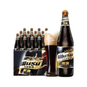 WUSU 乌苏啤酒 大乌苏黑啤620ml*12瓶/箱 整箱装