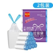 RDE 利得 垃圾袋免撕抽绳式自动收口家用大号50*55*100只*2包