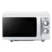 美的（Midea）快捷微波炉 家用小型20升 360度转盘均匀加热 简易旋钮操控 易清洁（M1-L213B）