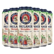PAULANER 保拉纳 柏龙/保拉纳500ml*5罐装德国PAULANER精酿啤酒听装临期