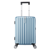 新秀丽（Samsonite）行李箱男女拉杆箱旅行箱飞机轮登机箱GU9*11001浅蓝色20英寸