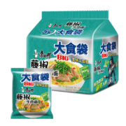 Plus会员:康师傅方便面 大食袋 藤椒方便面145g*5袋 泡面袋装 方便食品 斗罗IP装
