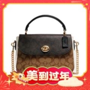 COACH 蔻驰 女士斜挎包 C1563 IMNOX 浅棕色 中号