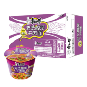 京东百亿补贴:康师傅方便面  老坛酸菜牛肉面85g*12泡面桶装