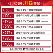 凯米镜片 韩国防油污U2防蓝光U6 近视非球面镜片2片ZDM 1.74防蓝光U6（单镜片） 眼镜定配