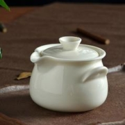 真迹 玉瓷陶瓷手抓泡茶壶玉瓷手抓壶