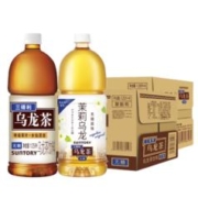 SUNTORY 三得利 无糖0脂 茉莉+无糖乌龙茶 饮料 两种口味组合装 两种口味各6瓶 1.25L