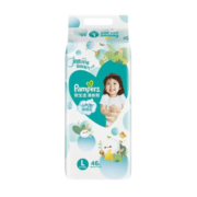 帮宝适（Pampers）清新帮纸尿裤 婴儿尿不湿超薄透气 柔软透气泡泡尿裤 男女通用 纸尿裤大码 L 1包 46片