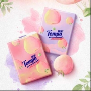 PLUS会员：得宝（TEMPO）手帕纸 7张*12包 甜心桃味印花款